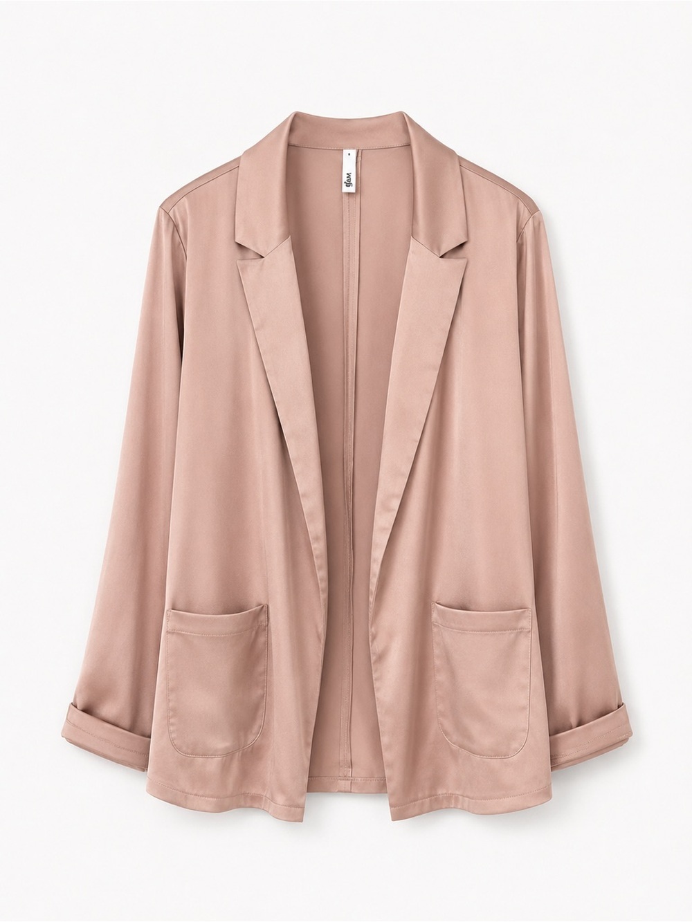 Glam Women's Blazer Jacket in Dusty Rose